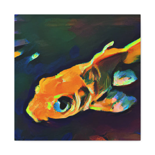 "Goldfish Abstraction Dreaming" - Canvas