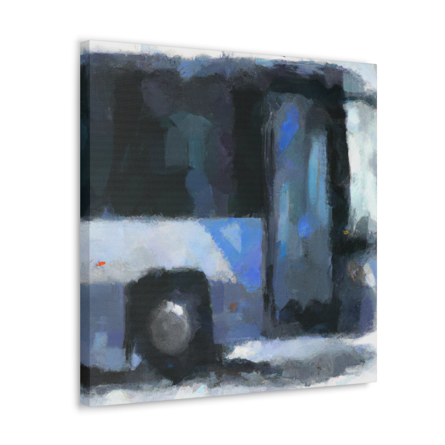 "Bus Ride in Monet" - Canvas