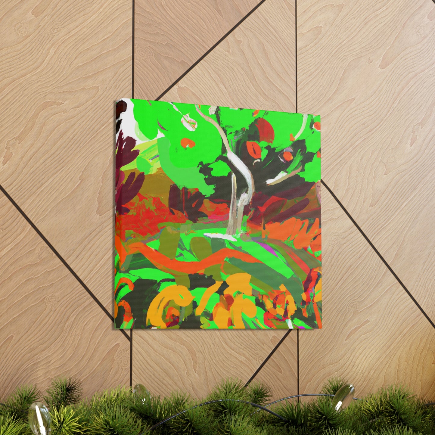 "Marigolds In Movement" - Canvas