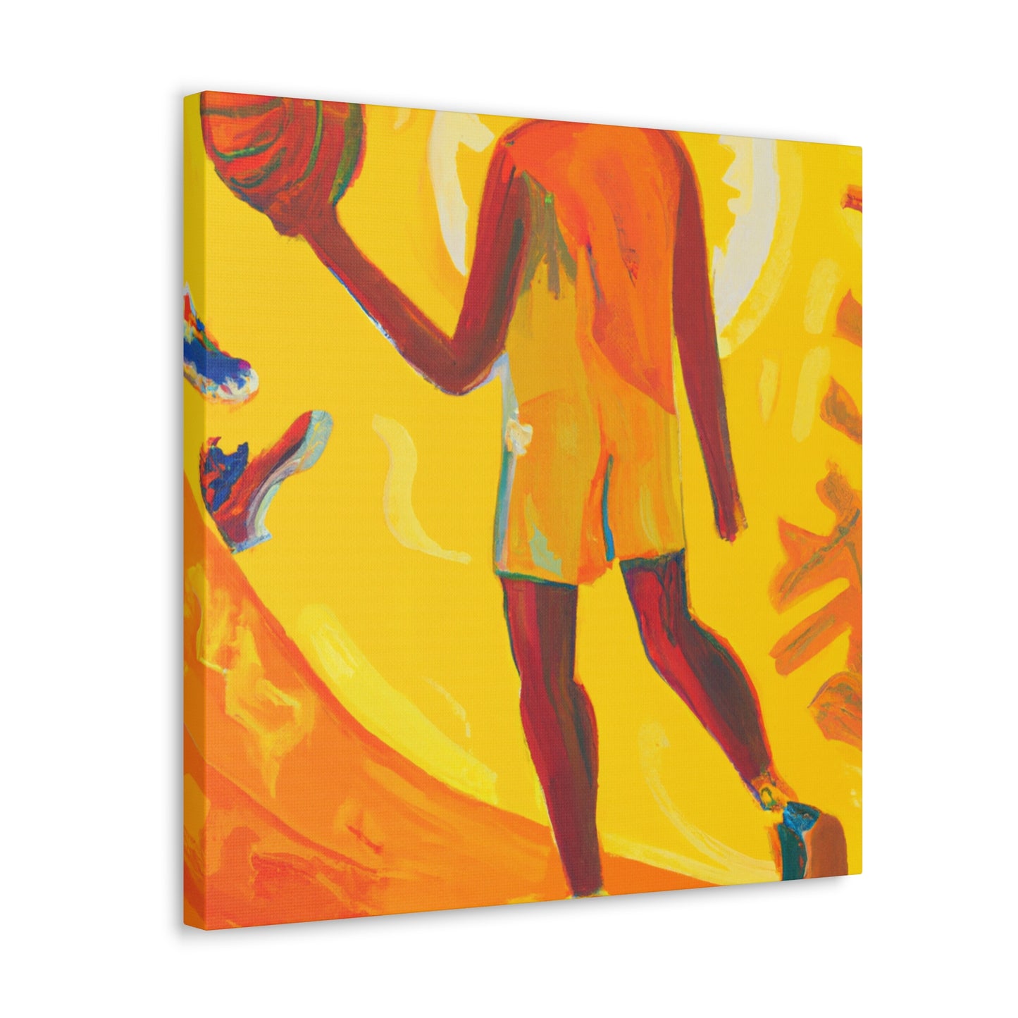 "Basketball Serenely Surreal" - Canvas