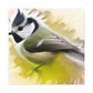 "Titmouse Tufted Majesty" - Canvas