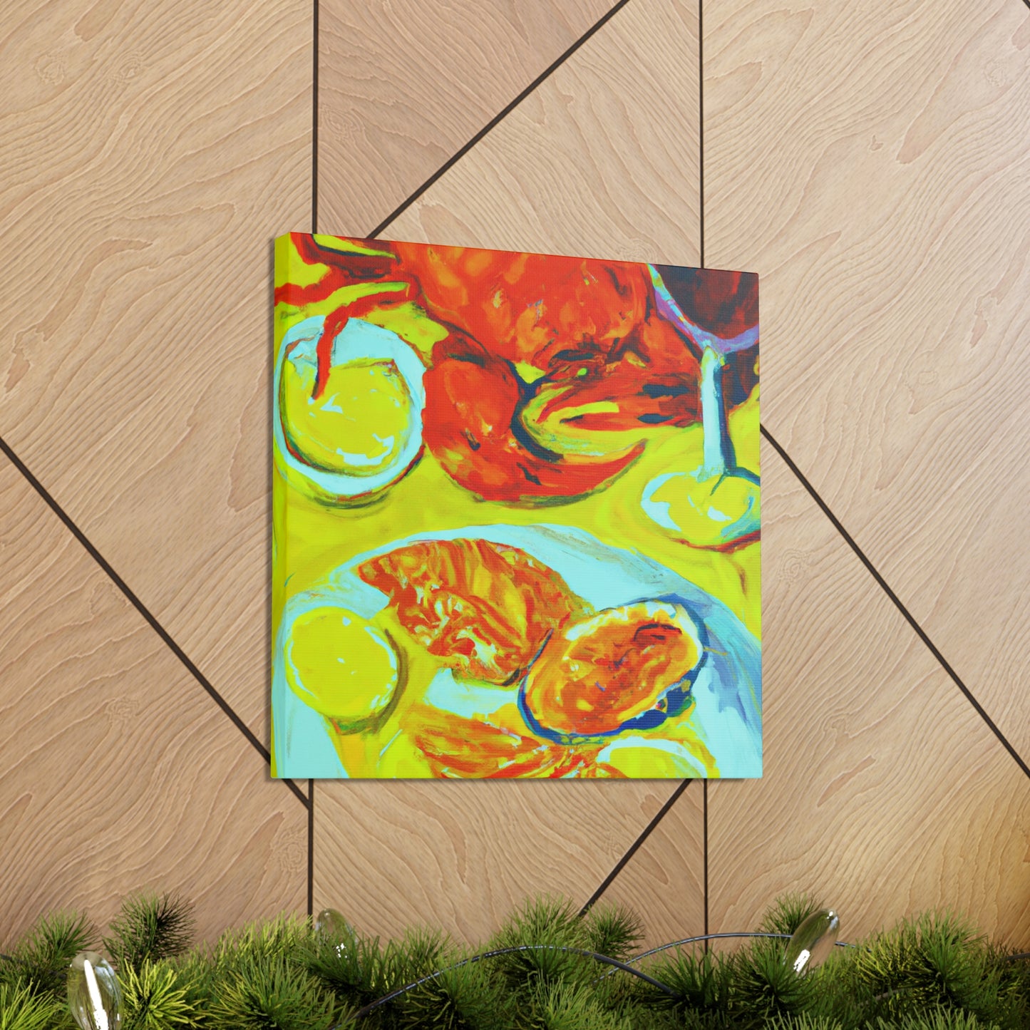 "Seafood in Post-Impressionism" - Canvas