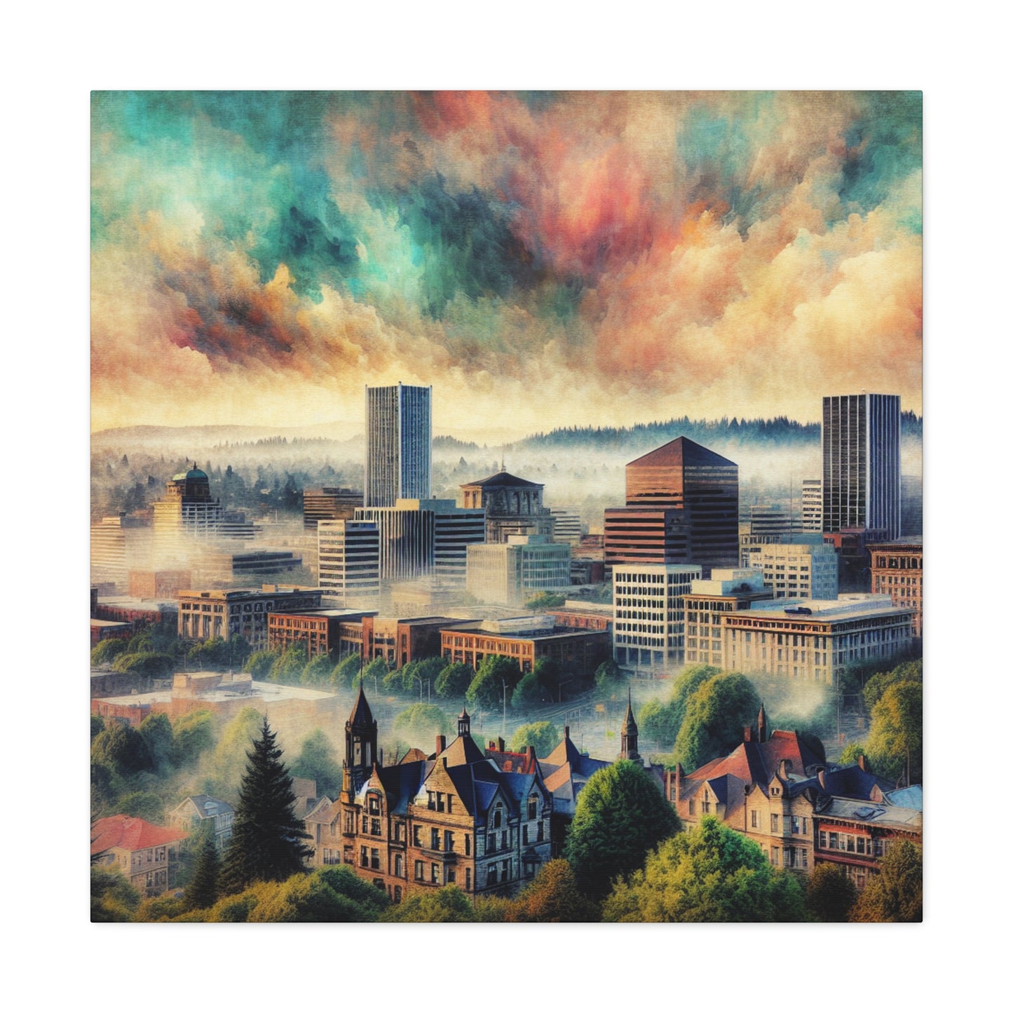 "Enchanting Portland: A Renaissance" - Canvas