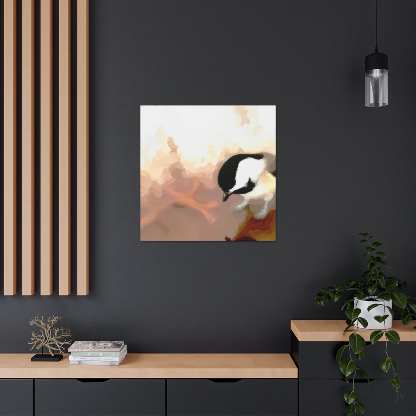 Chickadee Abstractionists - Canvas