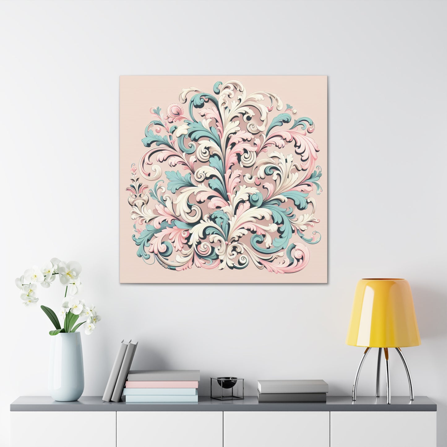 "Whimsical Symphony Unfolding" - Canvas