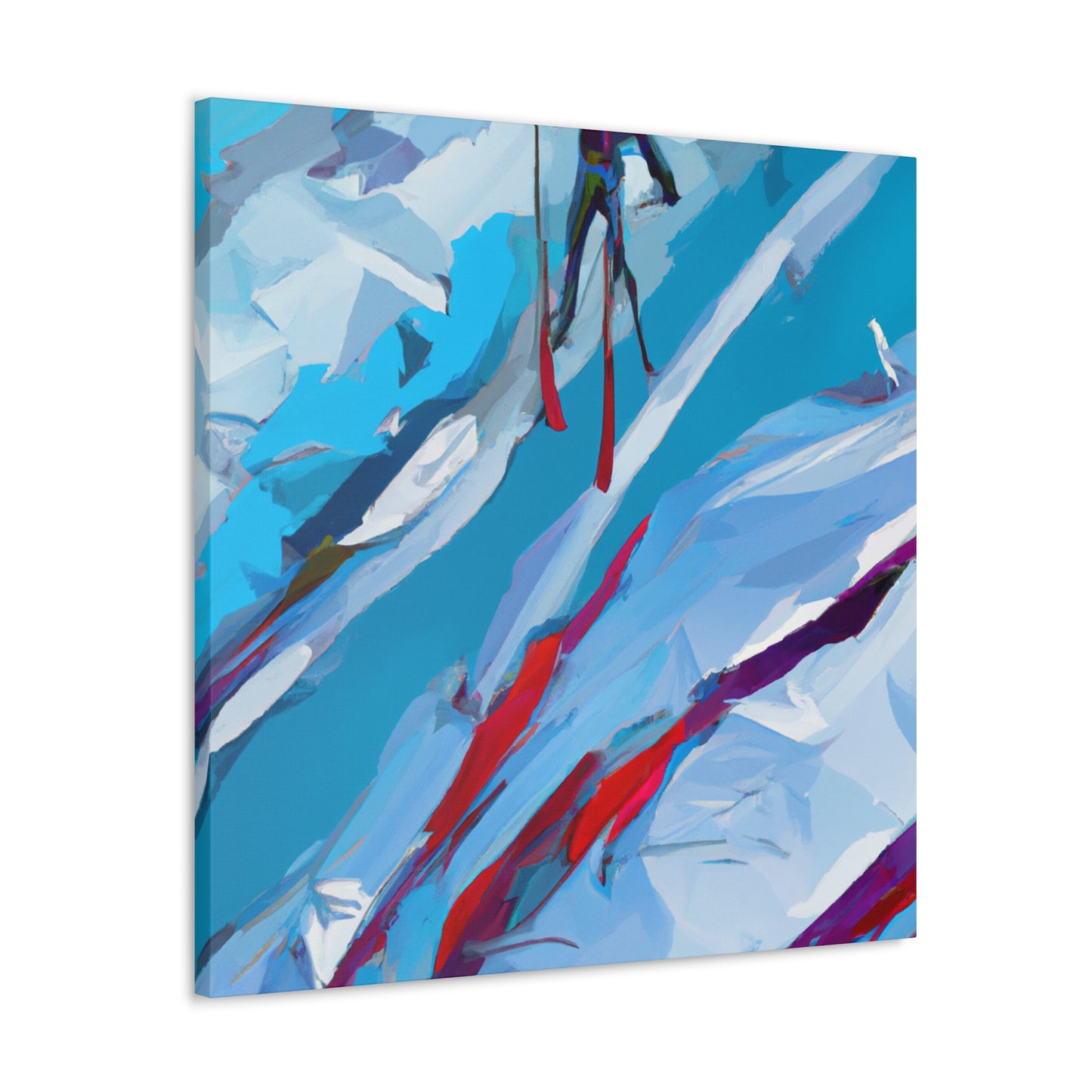 Skiing in Splendor - Canvas