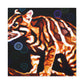 Tasmanian Tiger Reflection - Canvas