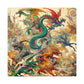 Whimsical Dragon's Dream - Canvas