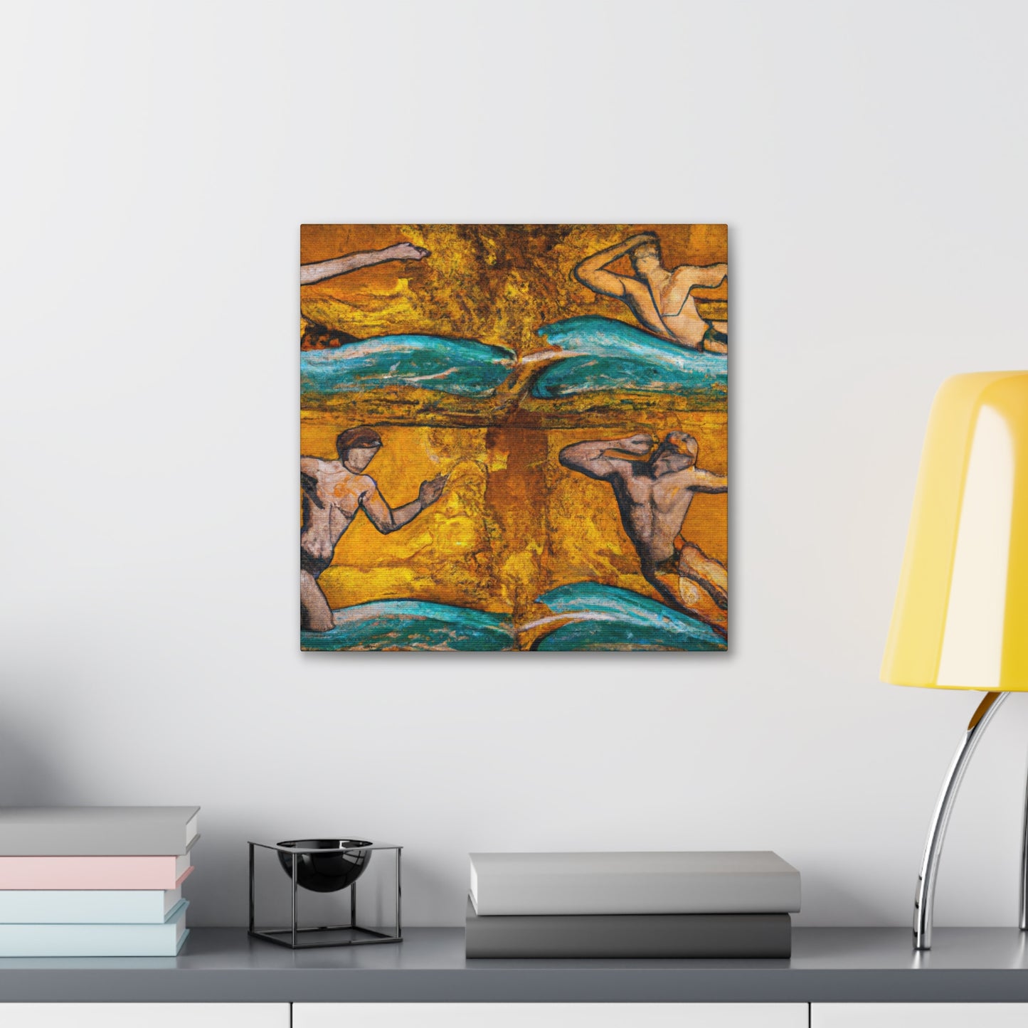 "Swans in the Stream" - Canvas