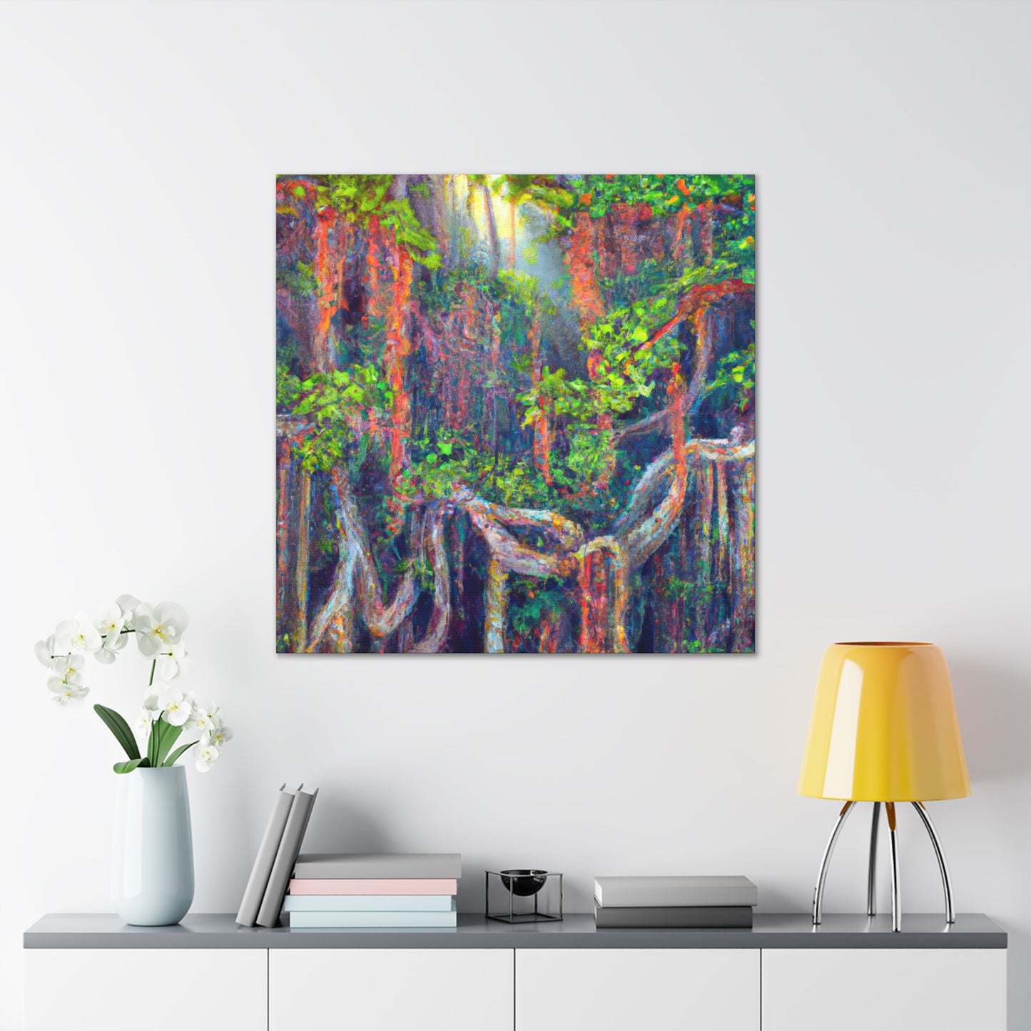 "The Majestic Banyan Tree" - Canvas