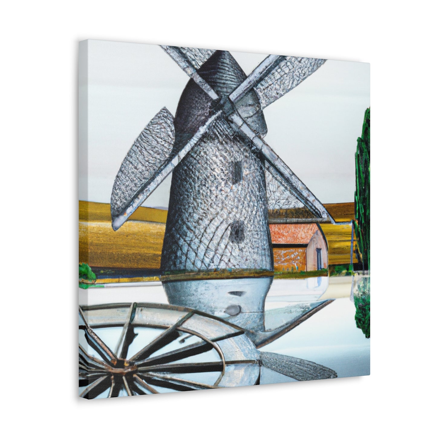 Windmill in Starlight - Canvas