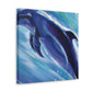 "Dolphin in its Splendor" - Canvas