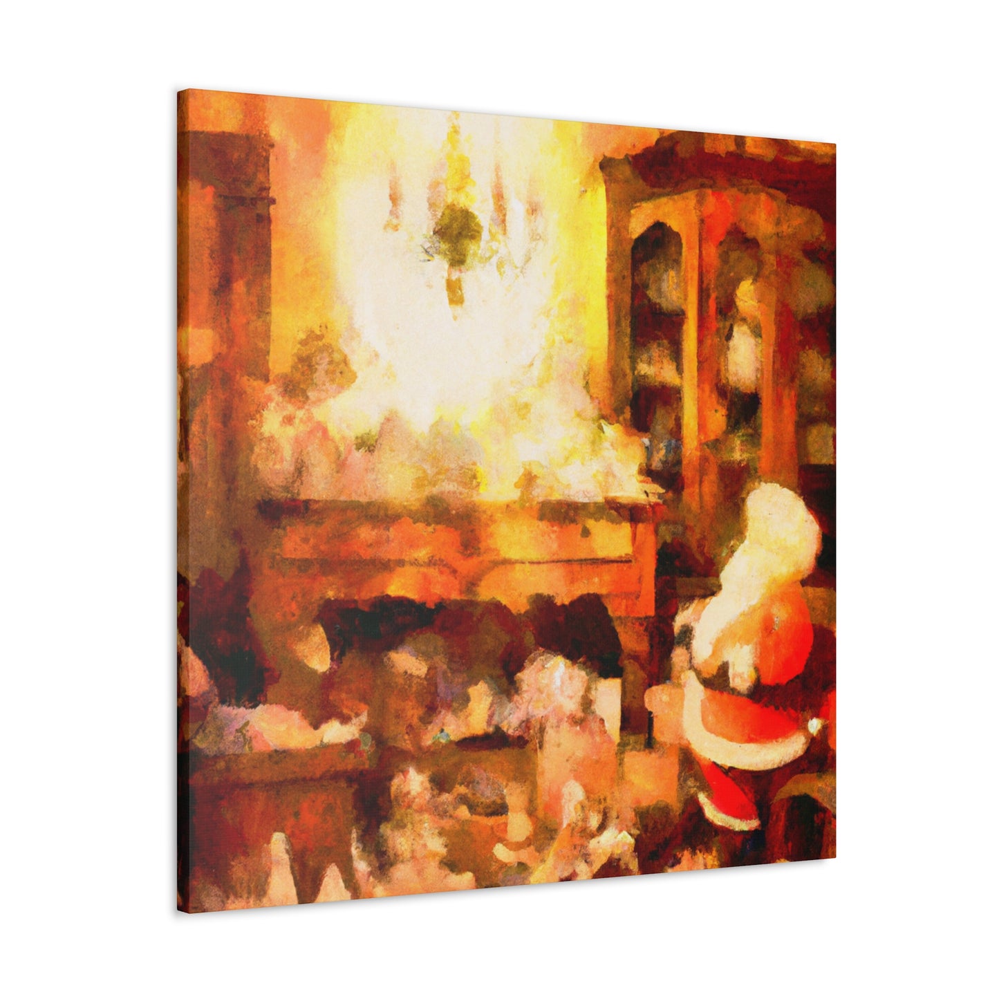 Santa's Holiday Workshop - Canvas