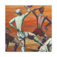 Football in Rococo Style - Canvas