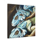 "Iguanas in Surrealism" - Canvas