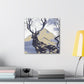 Deer in Moonlight Brilliance - Canvas