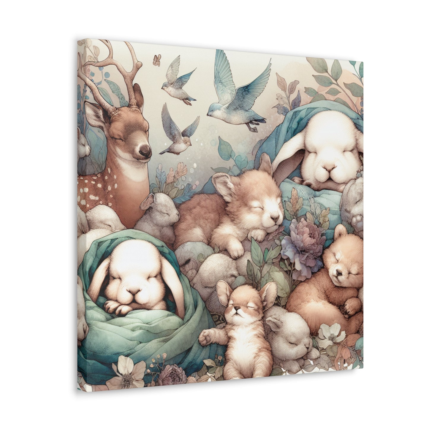 Whispering Slumbering Fauna - Canvas