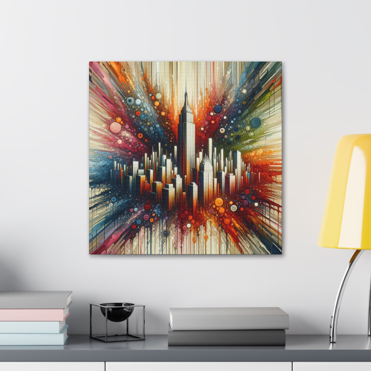 "Urban Rhythm Elegance" - Canvas