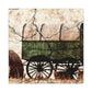 "Hay Wagon in Deco" - Canvas