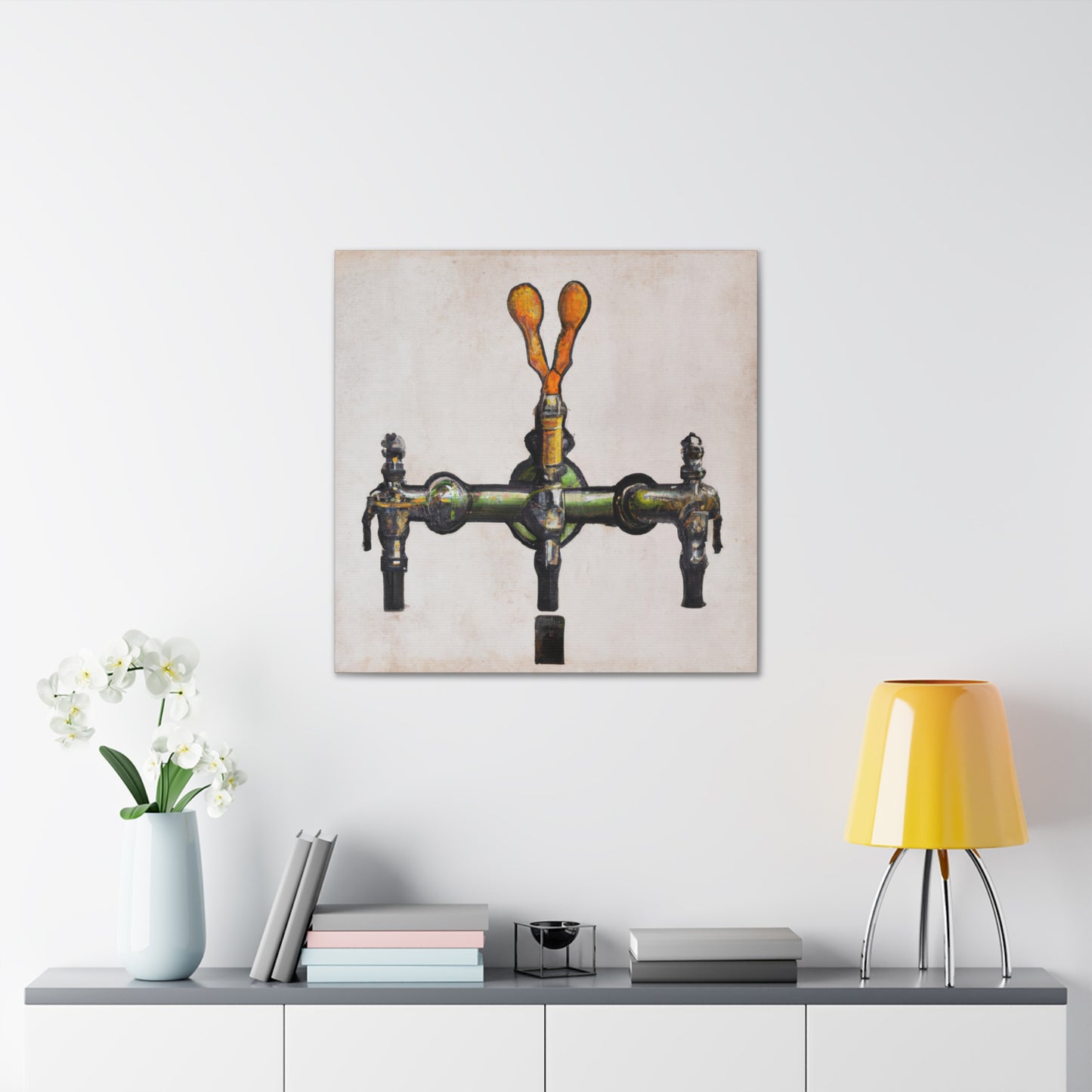 "Taps and Turtles Rococo" - Canvas