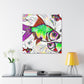 "Rainbow Fish Dreamscape" - Canvas