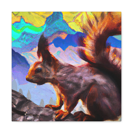 "Squirrel in the Park" - Canvas