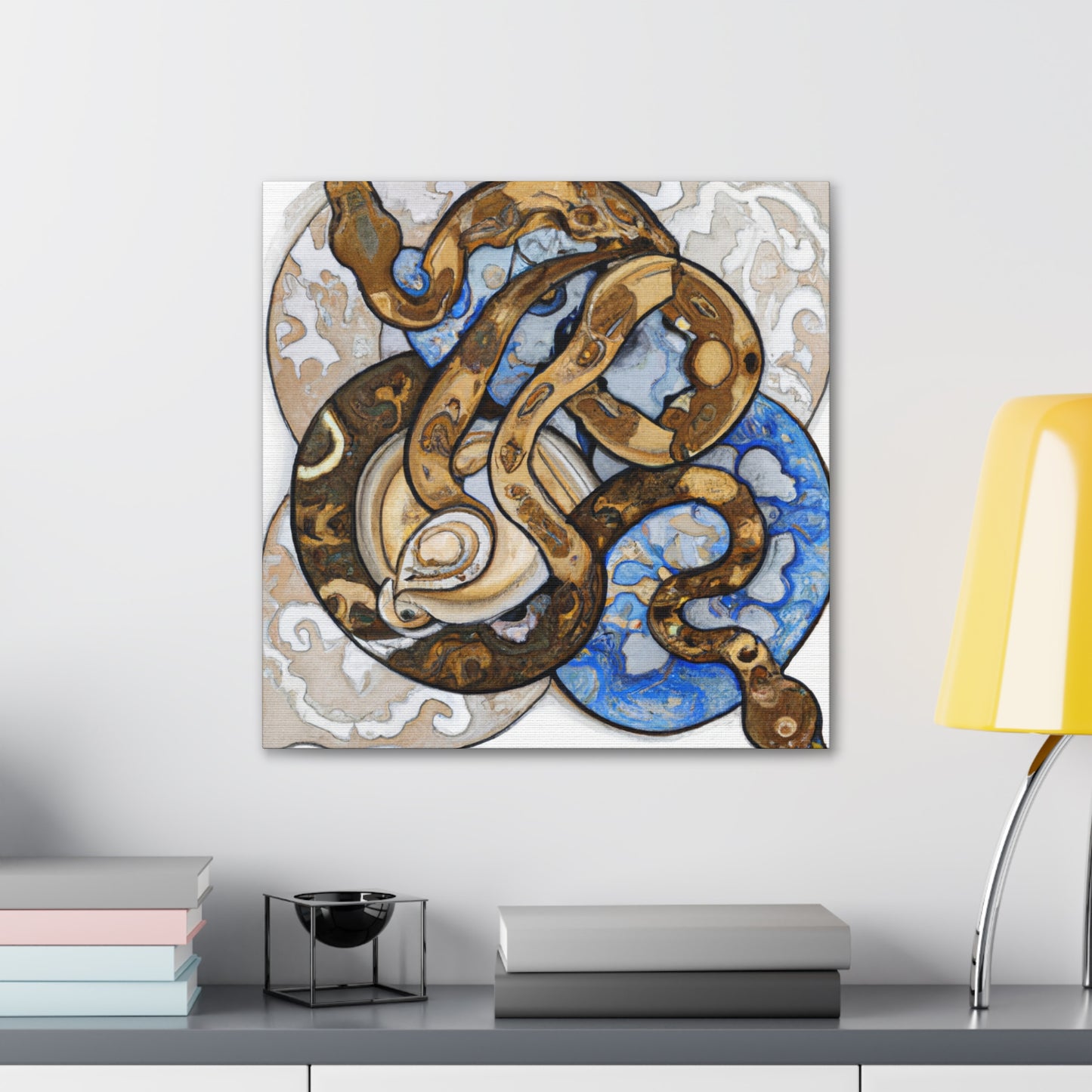 "Python at Twilight" - Canvas