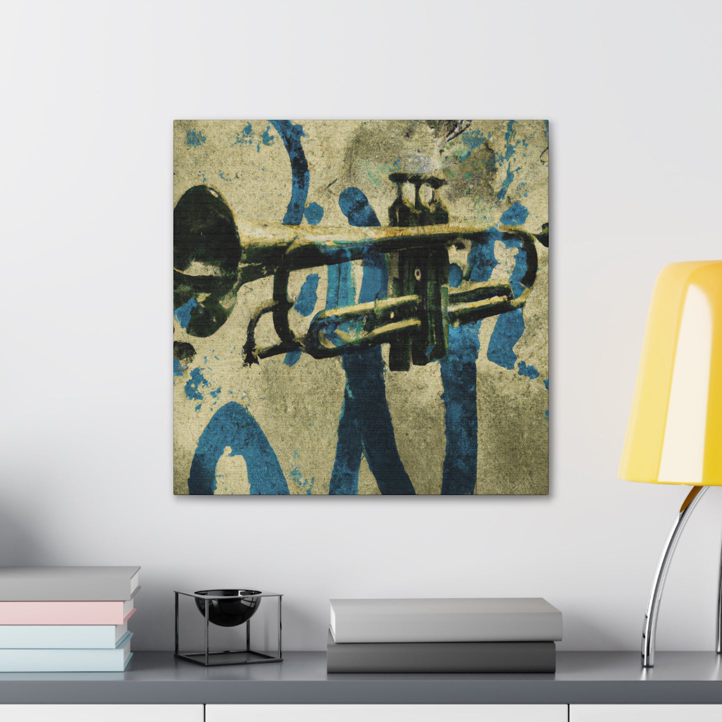 "Jazz's Shining Trumpet" - Canvas