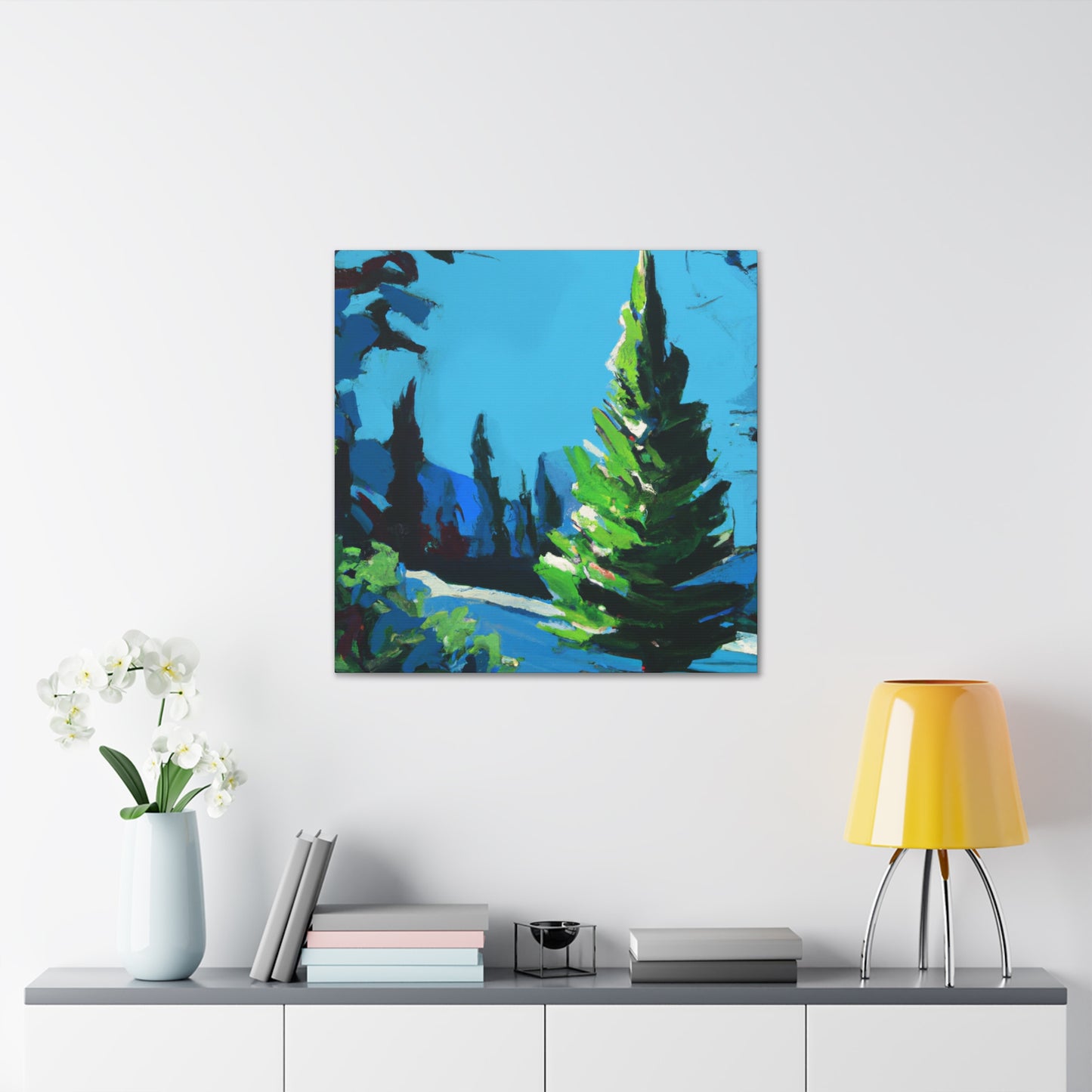 Pine Tree in Spring - Canvas