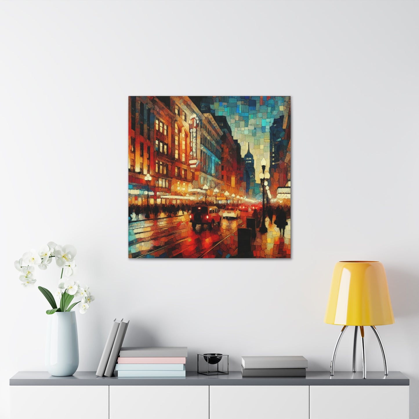 Vibrant Urban Stages - Canvas