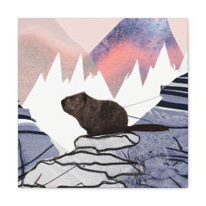 Beaver's Stillness Scene - Canvas