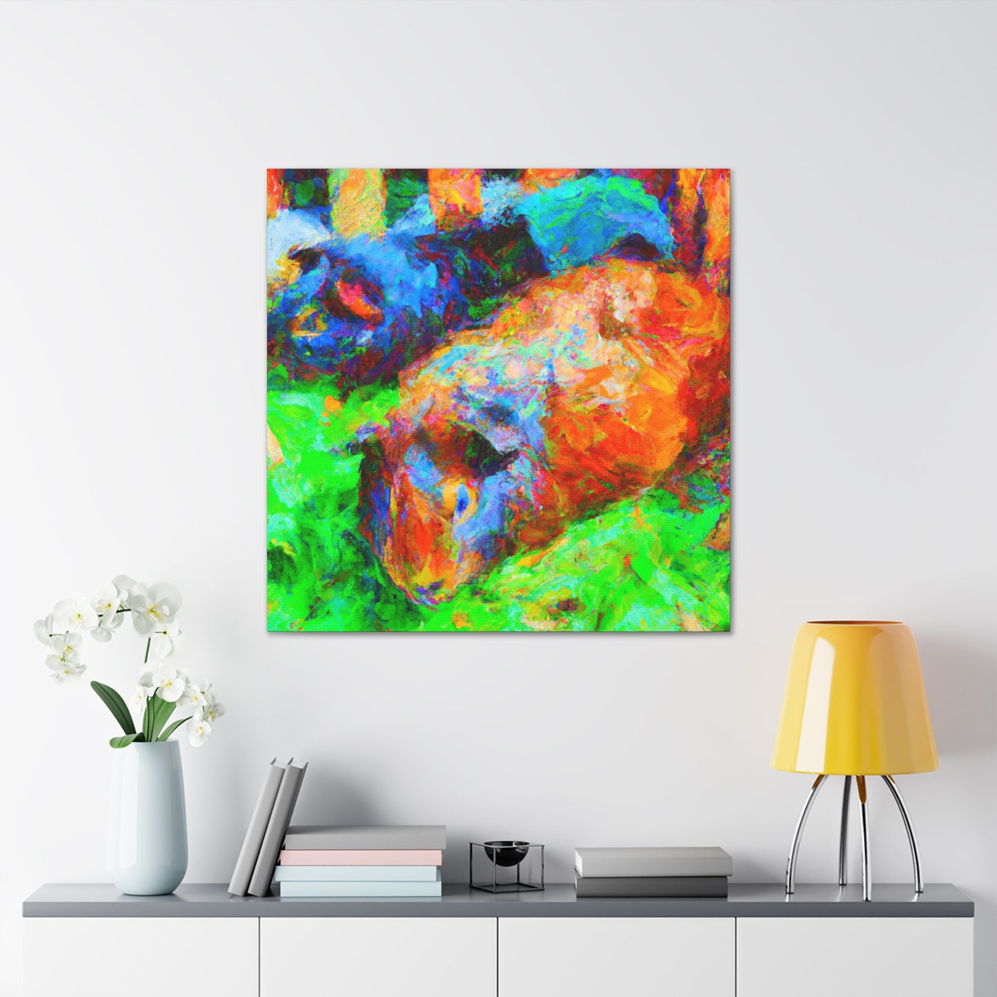 "Guinea Pig Impressionism" - Canvas