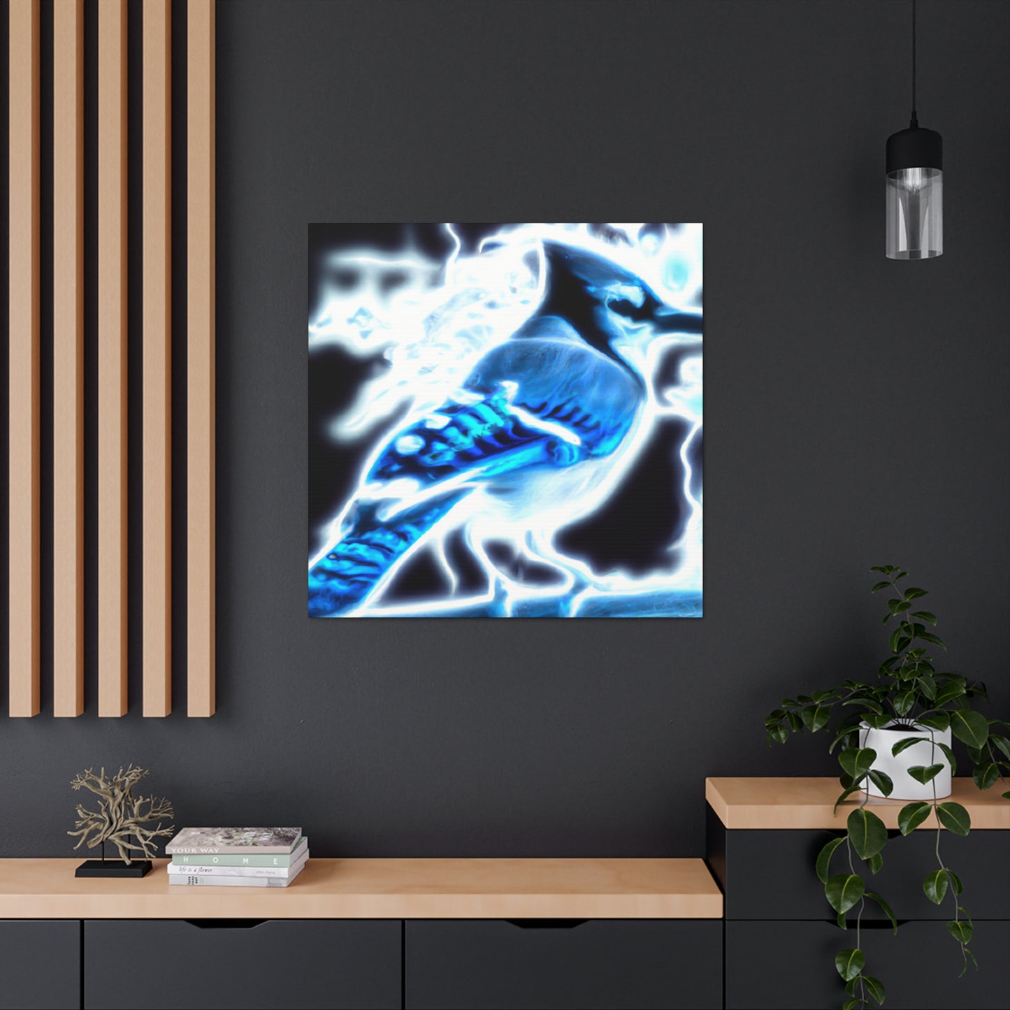 "Blue Jay's Surreal Dream" - Canvas