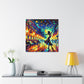 Vibrant Saxophone Serenade - Canvas