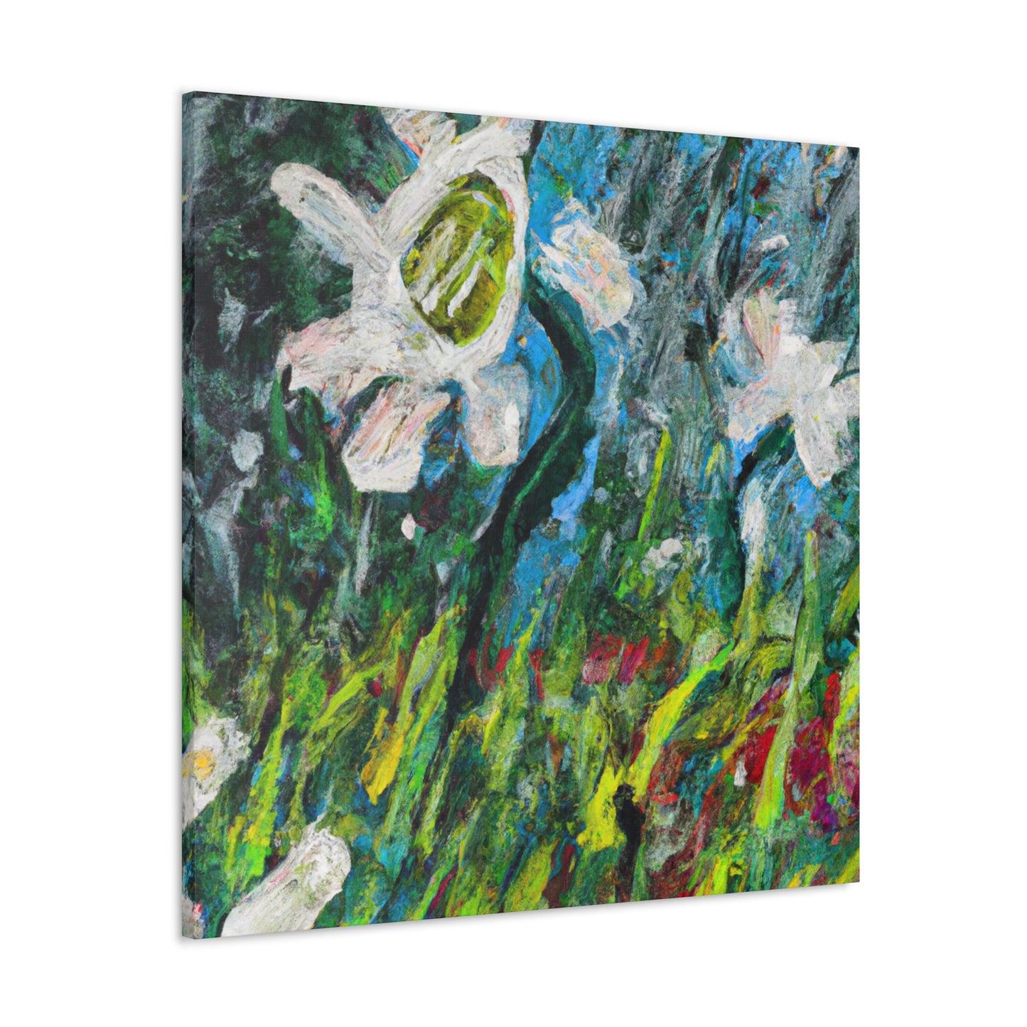 Daisy in Expressionism - Canvas