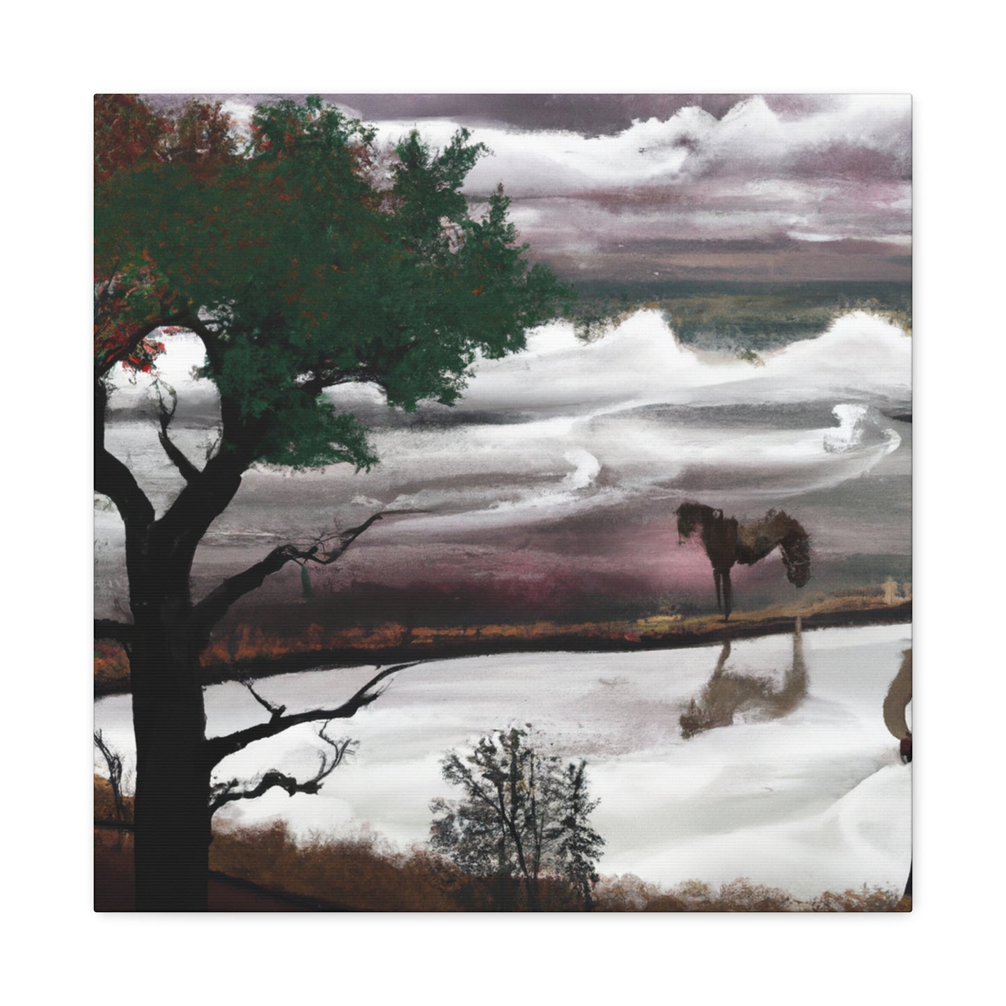 "Western Landscape Splendor" - Canvas