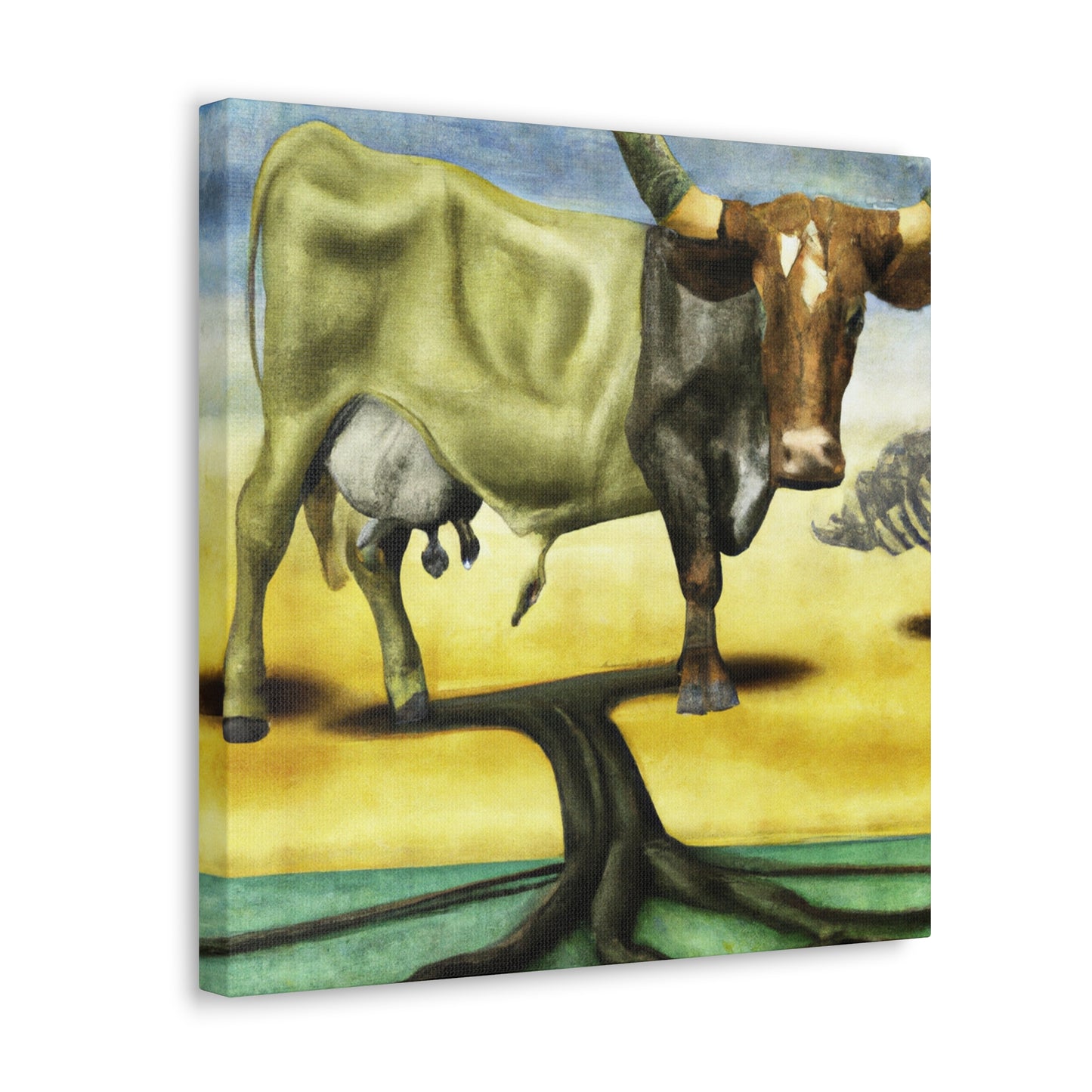 Texas Longhorn Dreamscape - Canvas