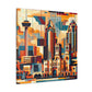 "Vibrant City Rhythms" - Canvas