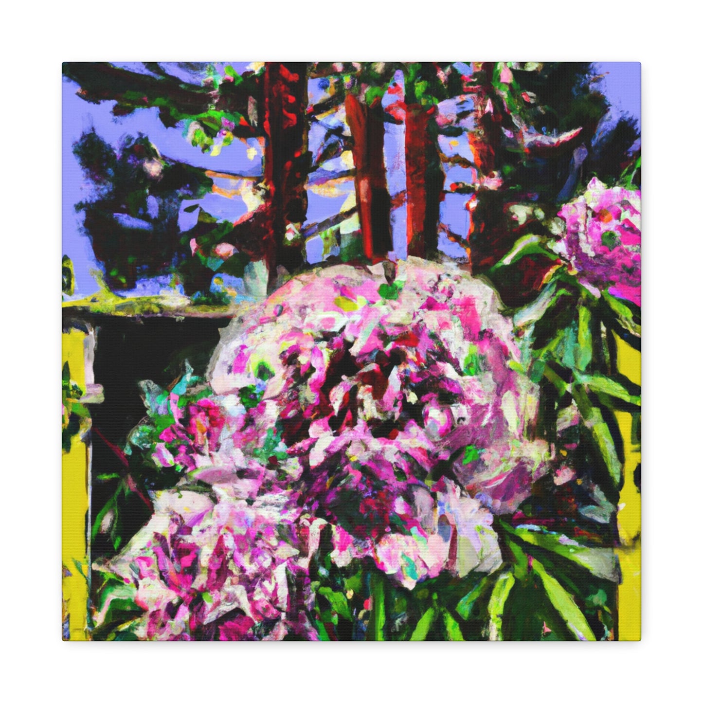 "Peonies in the Park" - Canvas