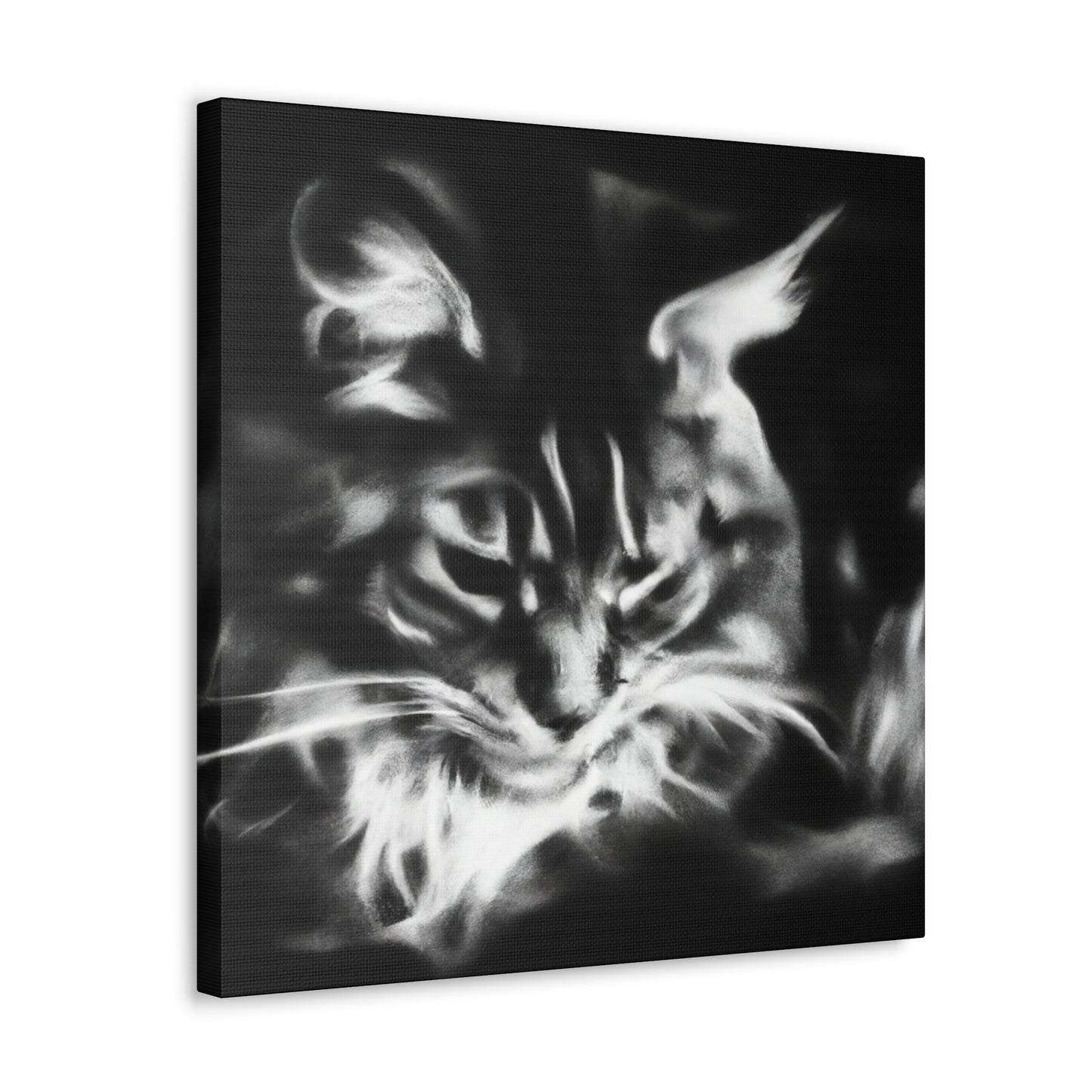 Maine Coon Expressionism - Canvas