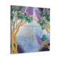 "Lilac in Monet Style" - Canvas