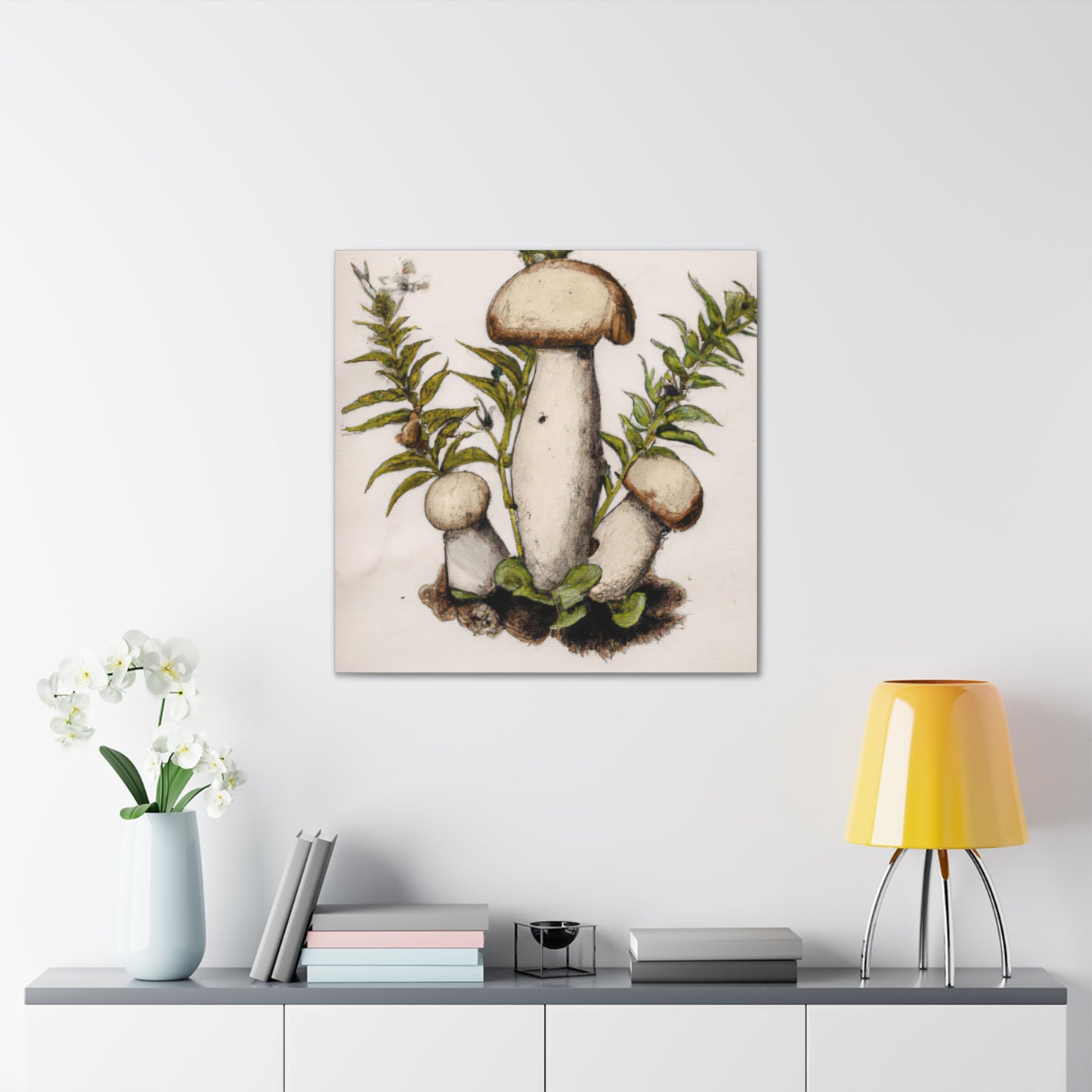 Majestic Porcini Feast - Canvas