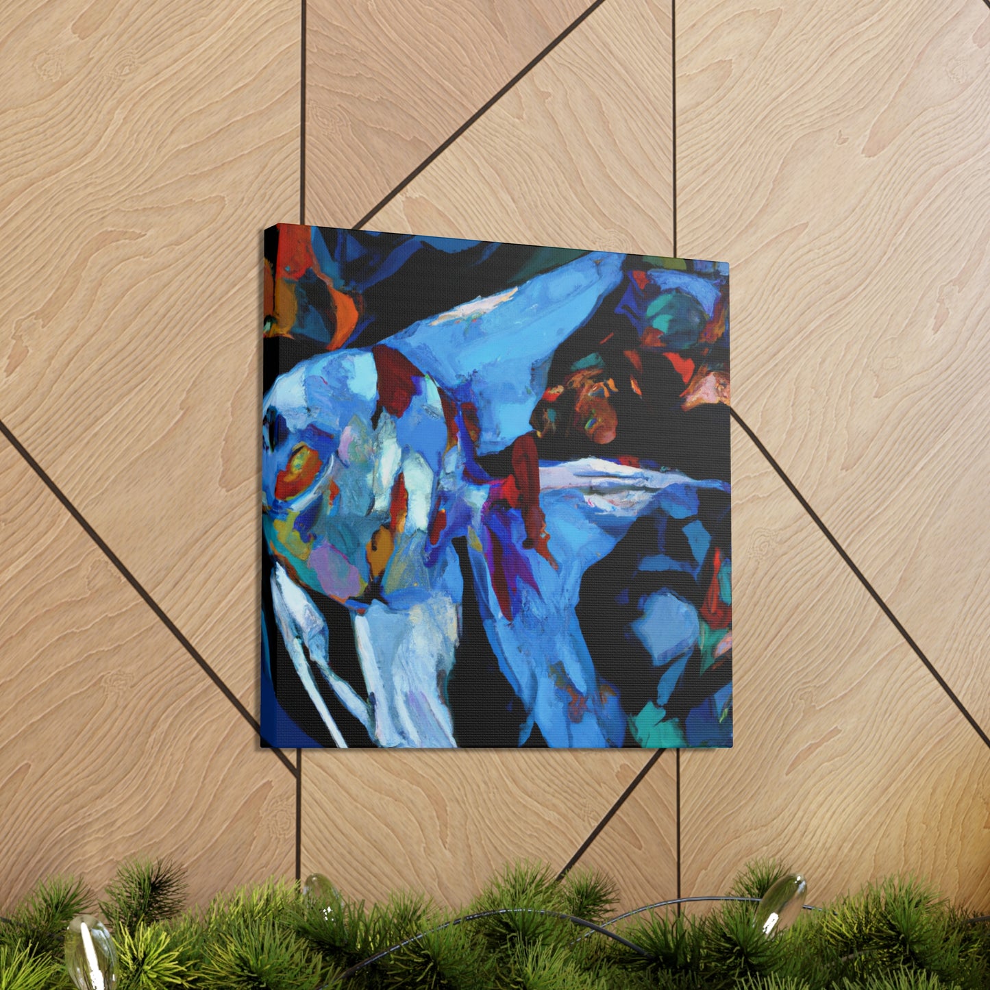 Angelfish in Moonlight - Canvas