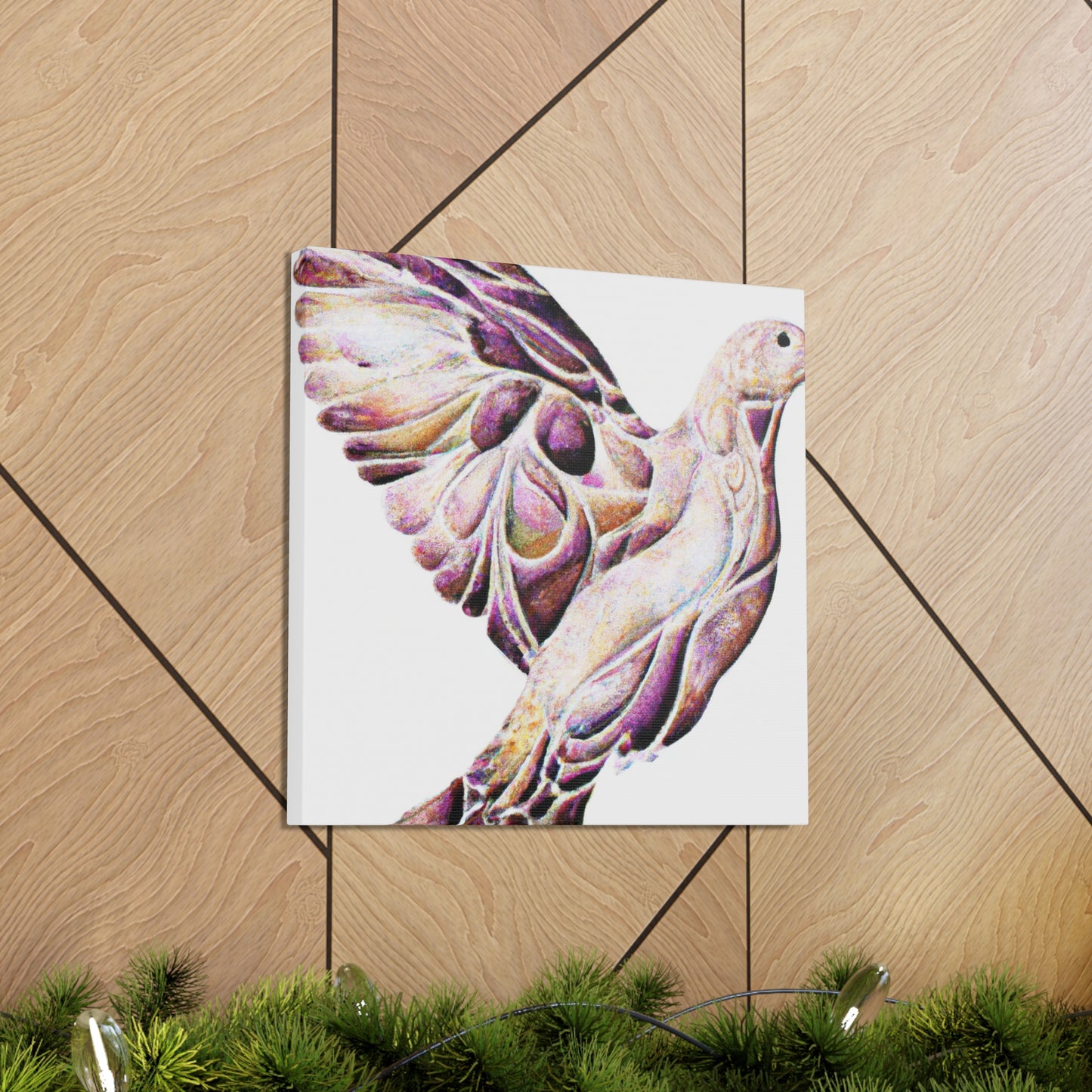 Mourning Dove Reflection - Canvas