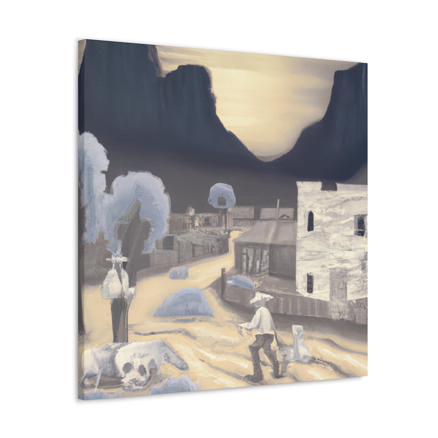 Ghost Town Glimmering - Canvas