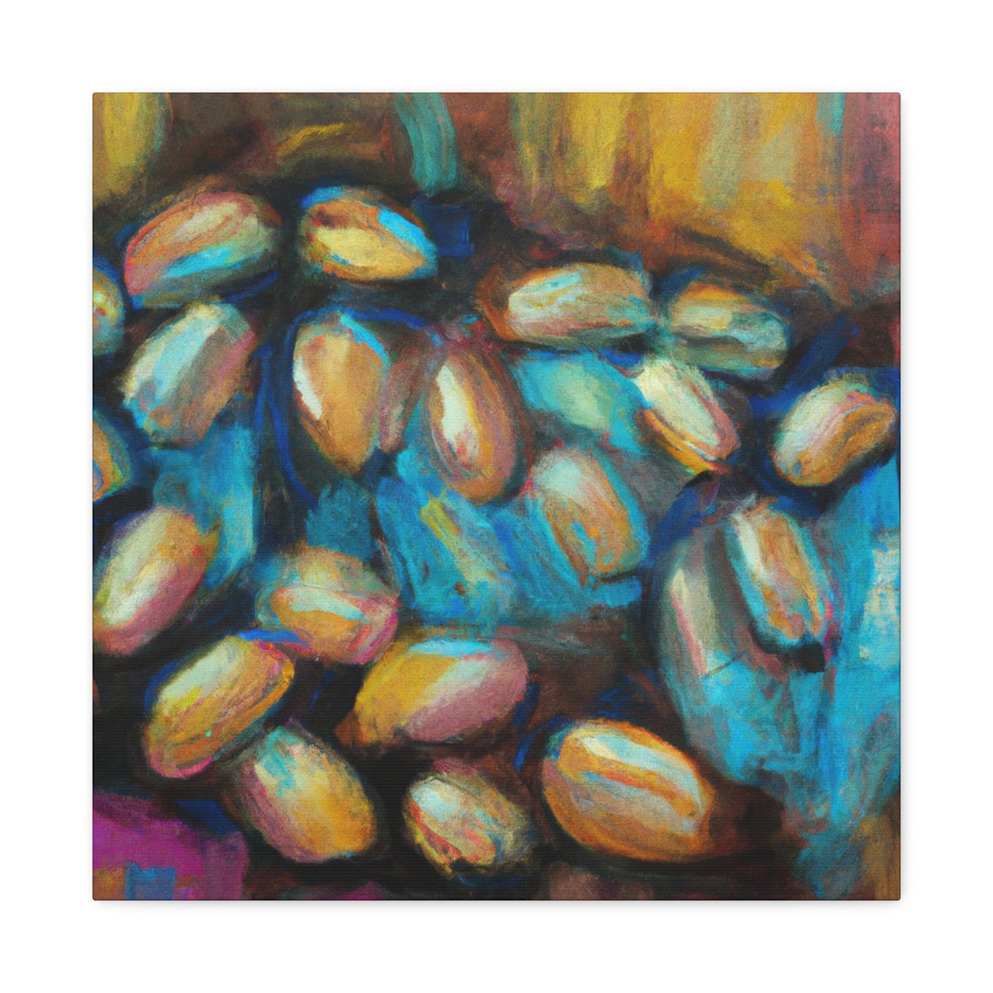 Coffee Beans in Fauve - Canvas