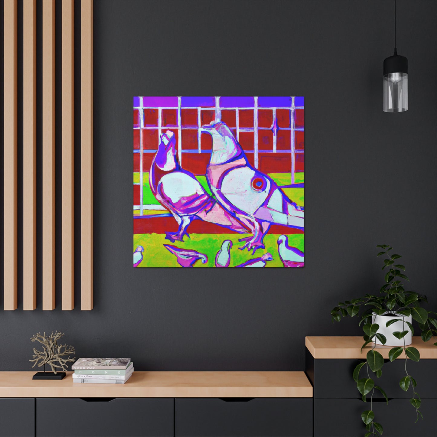 "Pigeon in the City" - Canvas