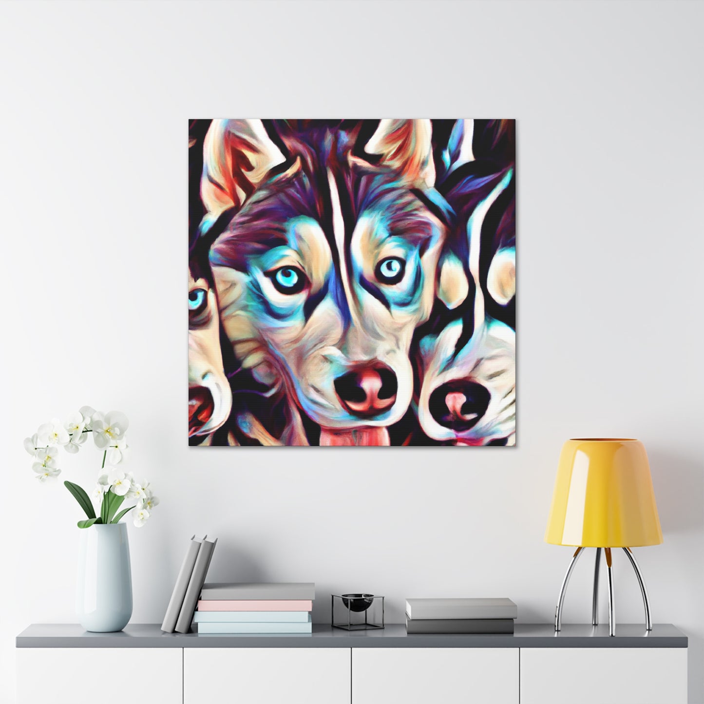 Siberian Husky Majesty - Canvas