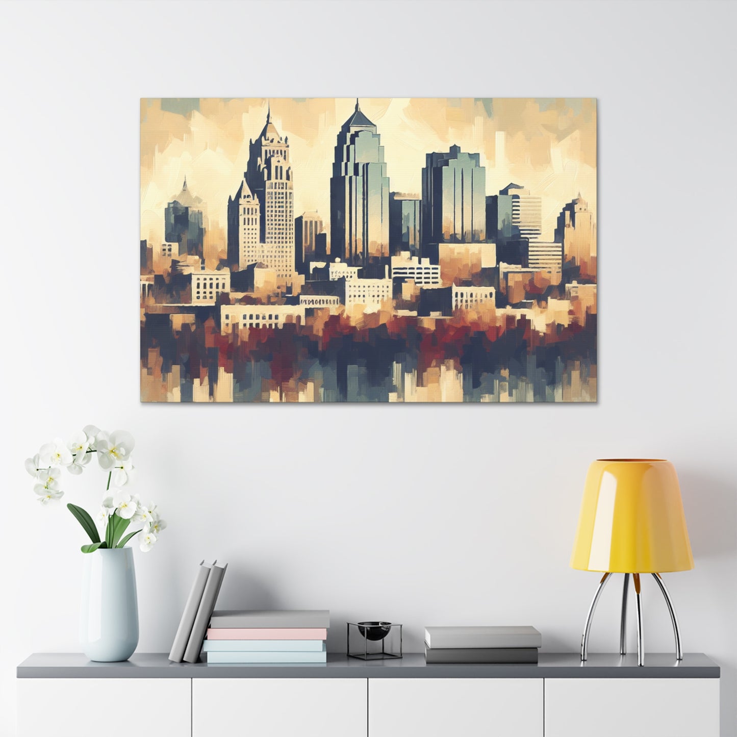 "Urban Symphony: Kansas Reverie" - Canvas