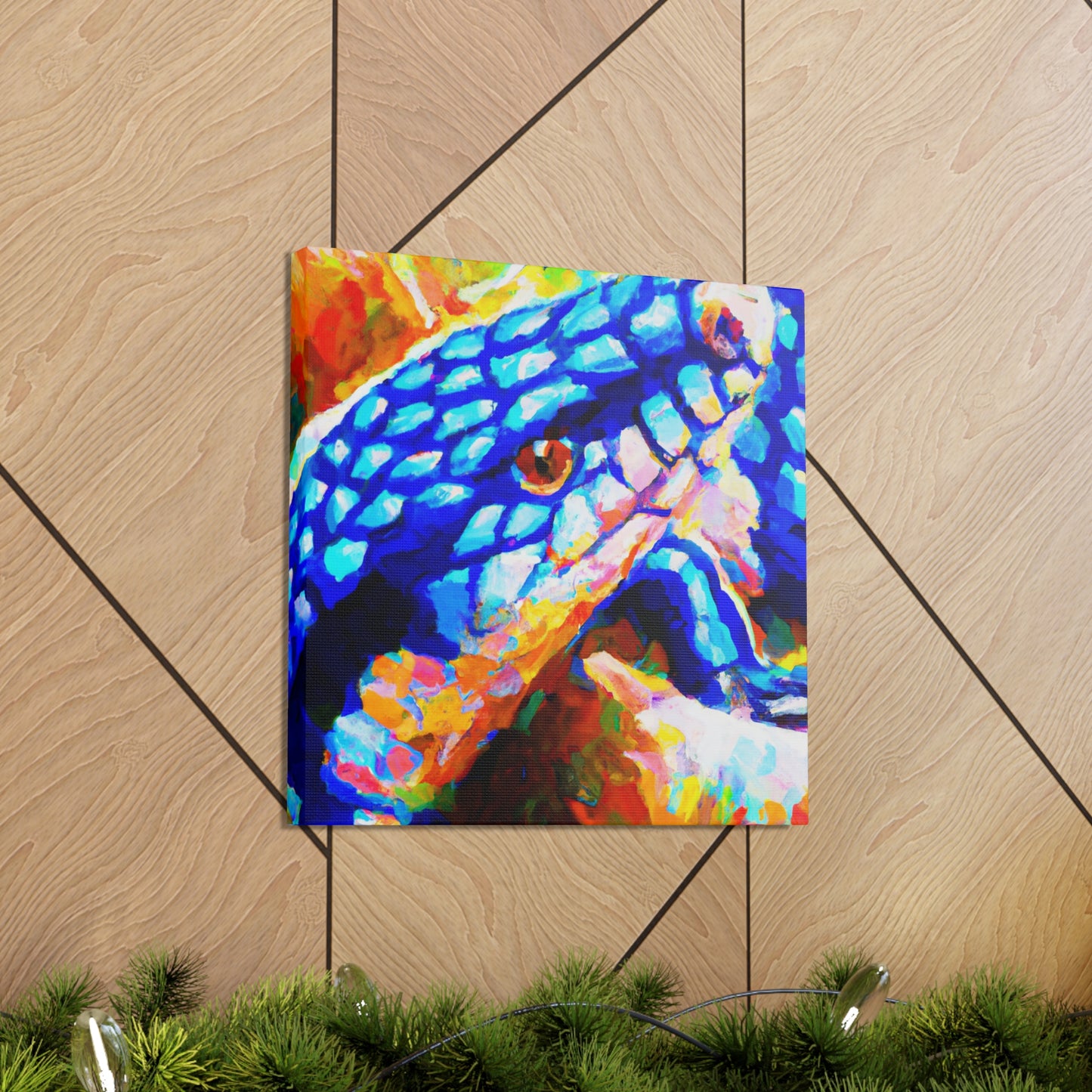 Blue Skink Impression - Canvas